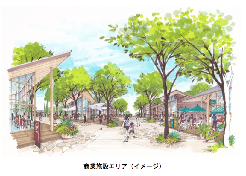 向ケ丘遊園跡地再開発計画のショッピングモール